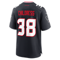 Kooe H.Texans #38 Zion Childress Navy Team Game Jersey