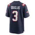 Kooe NE.Patriots #3 Demario Douglas Navy Game Jersey