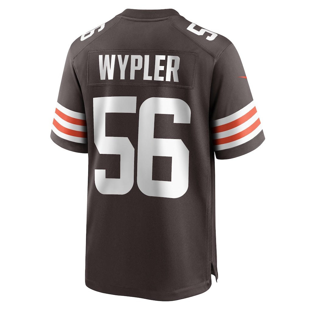 Kooe C.Browns #56 Luke Wypler Brown Team Game Jersey