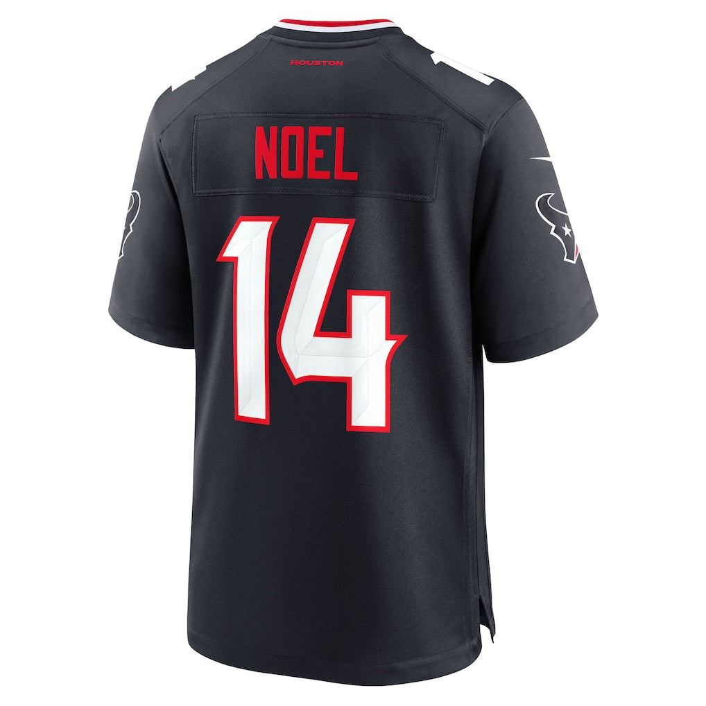 Kooe H.Texans #14 Jaylin Noel Navy Team Game Jersey
