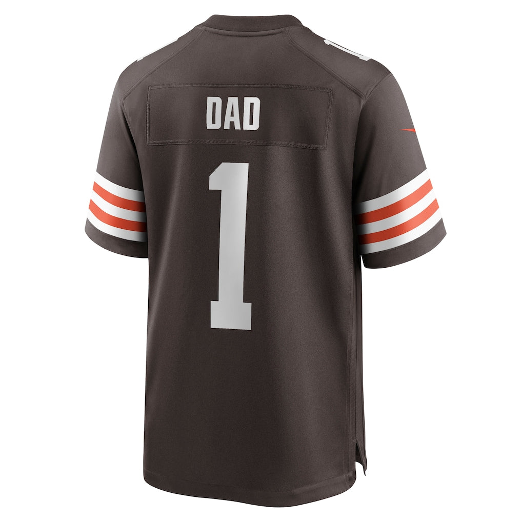 Kooe C.Browns #1 Dad Brown Game Jersey
