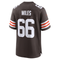 Kooe C.Browns #66 Joshua Miles Brown Team Game Jersey