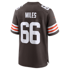Kooe C.Browns #66 Joshua Miles Brown Team Game Jersey