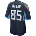Kooe T.Titans #85 Derrick Mason Navy Game Retired Player Jersey