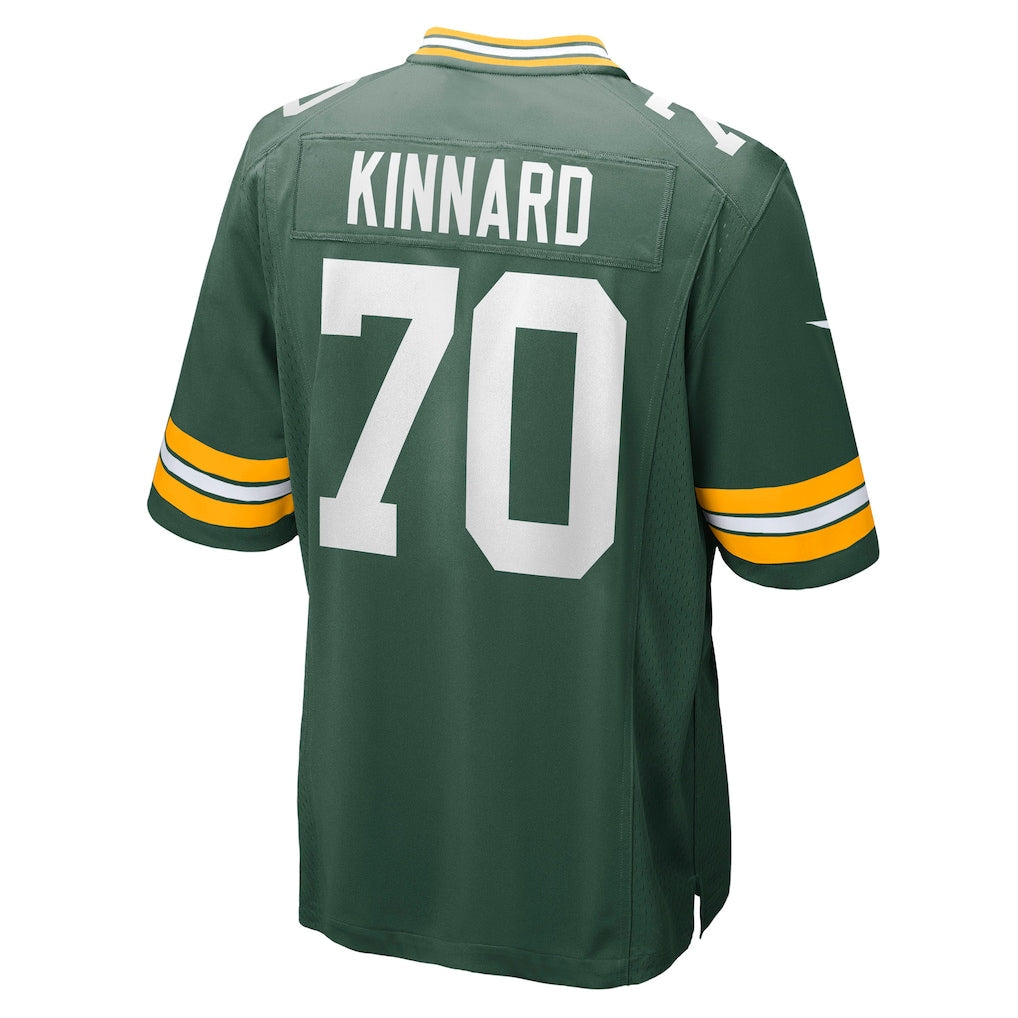 Kooe GB.Packers #70 Darian Kinnard Green Team Game Jersey