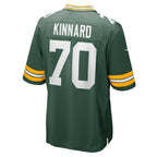 Kooe GB.Packers #70 Darian Kinnard Green Team Game Jersey