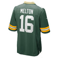 Kooe GB.Packers #16 Bo Melton Green Team Game Jersey