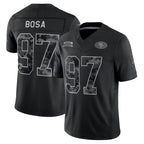 Kooe SF.49ers #97 Nick Bosa Player Black Limited 2026 Salute to Service Home Game Stitched Jerseys