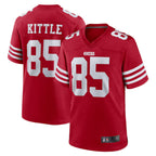 Kooe SF.49ers #85 George Kittle Player Scarlet Player Game Stitched Jerseys
