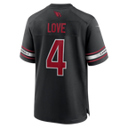 Kooe A.Cardinals #4 Jeremiyah Love Black Game Player Stitched Jerseys