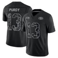 Kooe SF.49ers #13 Brock Purdy Player Black Limited 2026 Salute to Service Home Game Stitched Jerseys