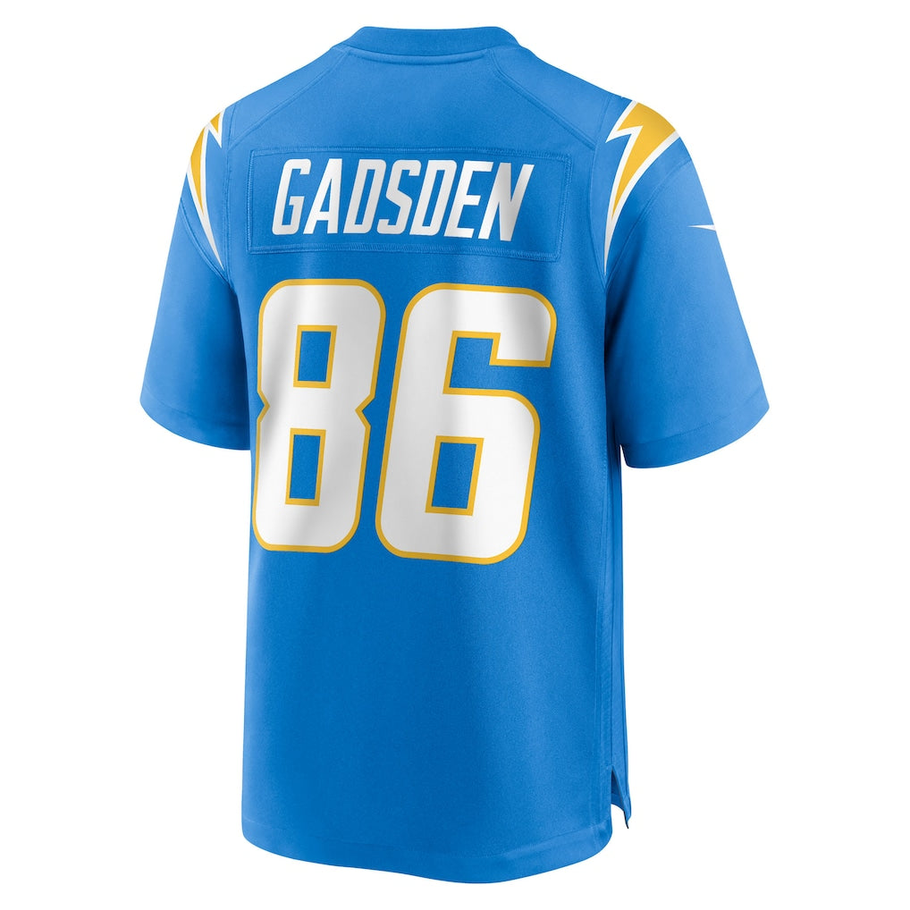 Kooe LA.Chargers #86 Oronde Gadsden Powder Blue Team Game Jersey