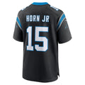Kooe C.Panthers #15 Jimmy Horn Jr Black Team Game Jersey
