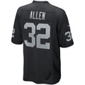 Kooe LV.Raiders #32 Marcus Allen Black Game Retired Player Jersey