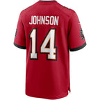 Kooe TB.Buccaneers #14 Brad Johnson Red Game Retired Player Jersey