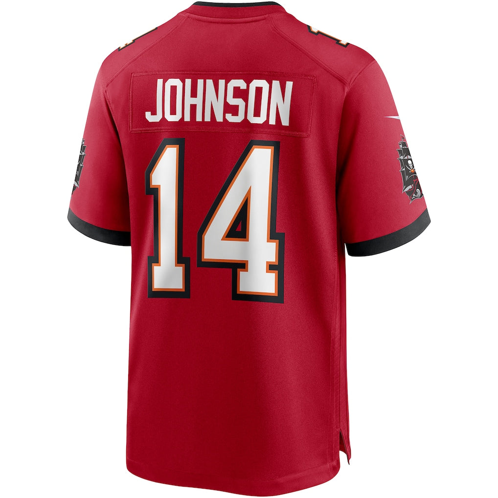 Kooe TB.Buccaneers #14 Brad Johnson Red Game Retired Player Jersey