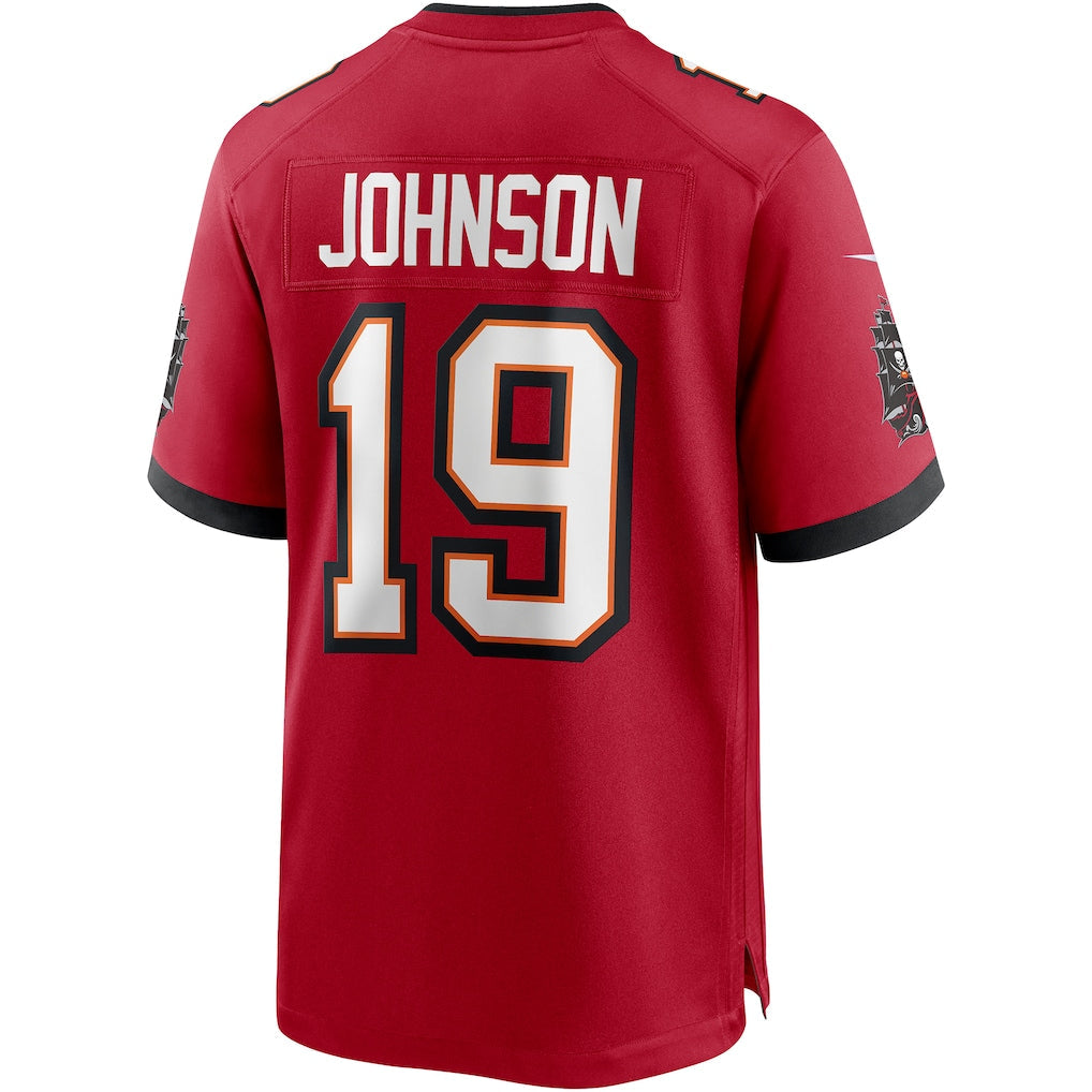 Kooe TB.Buccaneers #19 Keyshawn Johnson Red Game Retired Player Jersey