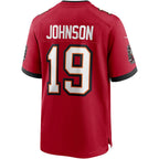 Kooe TB.Buccaneers #19 Keyshawn Johnson Red Game Retired Player Jersey