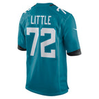 Kooe J.Jaguars #72 Walker Little Teal Game Jersey
