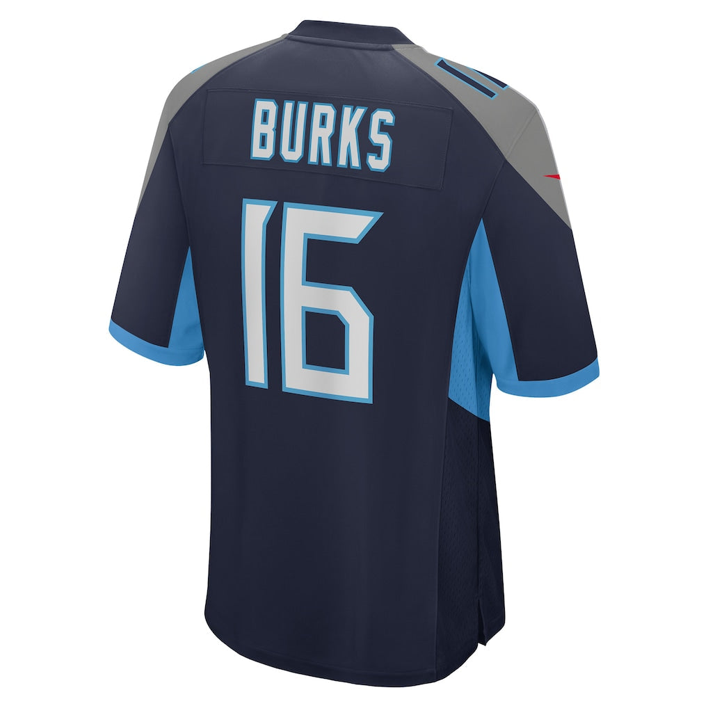 Kooe T.Titans #16 Treylon Burks Navy Player Game Jersey