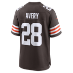 Kooe C.Browns #28 Tre Avery Brown Team Game Jersey