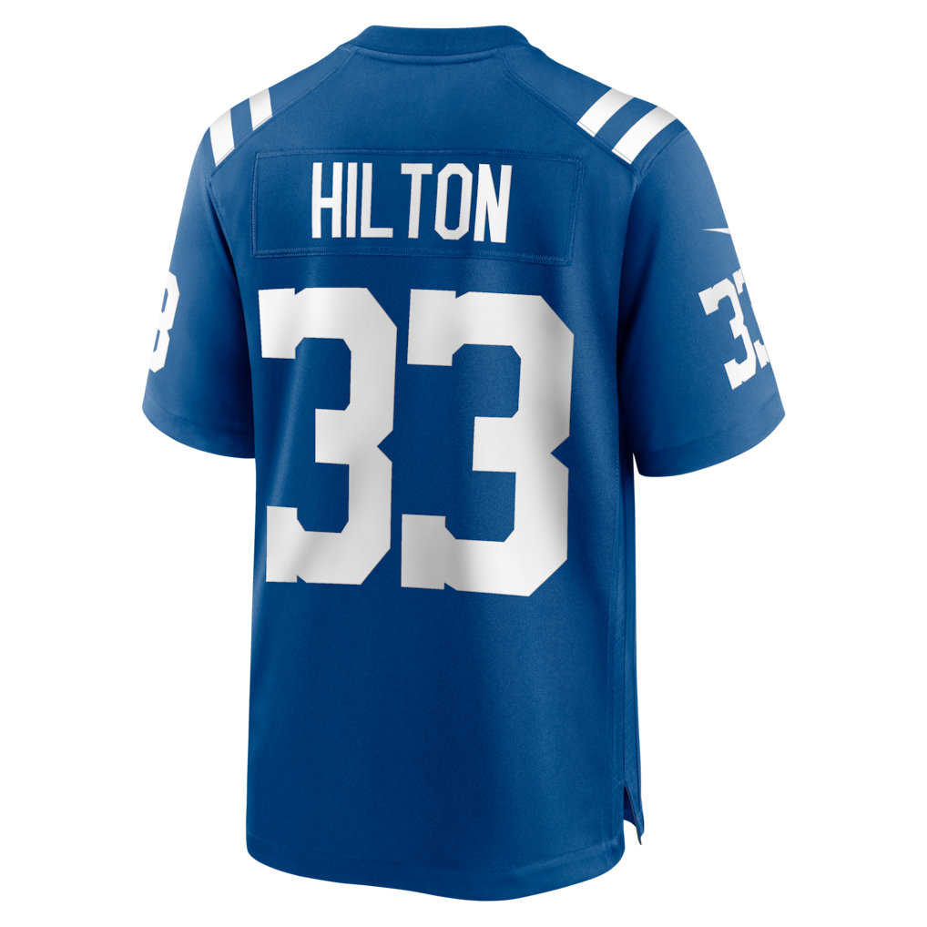 Kooe IN.Colts #33 Mike Hilton Royal Team Game Jersey