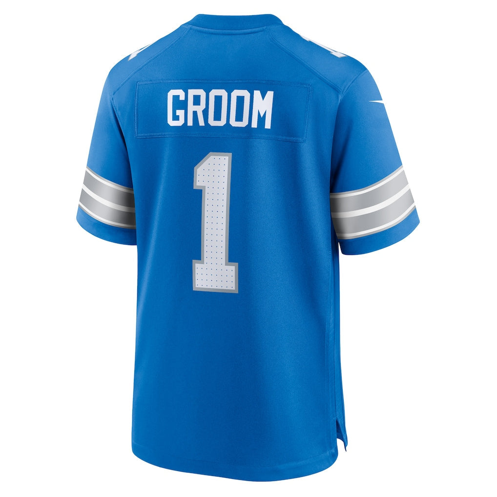 Kooe D.Lions #1 Groom Blue Team Game Jersey