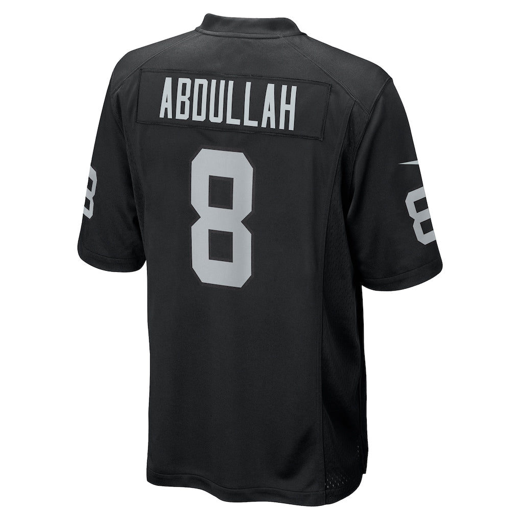 Kooe LV.Raiders #8 Ameer Abdullah Black Team Game Jersey