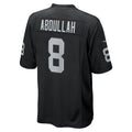 Kooe LV.Raiders #8 Ameer Abdullah Black Team Game Jersey