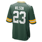 Kooe GB.Packers #23 Emanuel Wilson Green Team Game Jersey