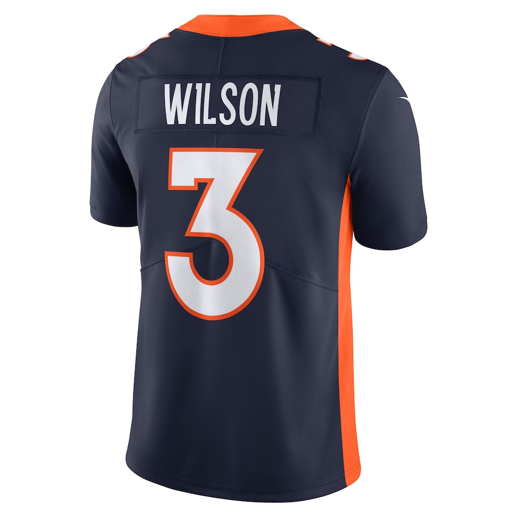 Kooe D.Broncos #3 Russell Wilson Navy Vapor Untouchable Limited Jersey