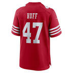 Kooe SF.49ers #47 Bryce Huff Scarlet Team Game Jersey