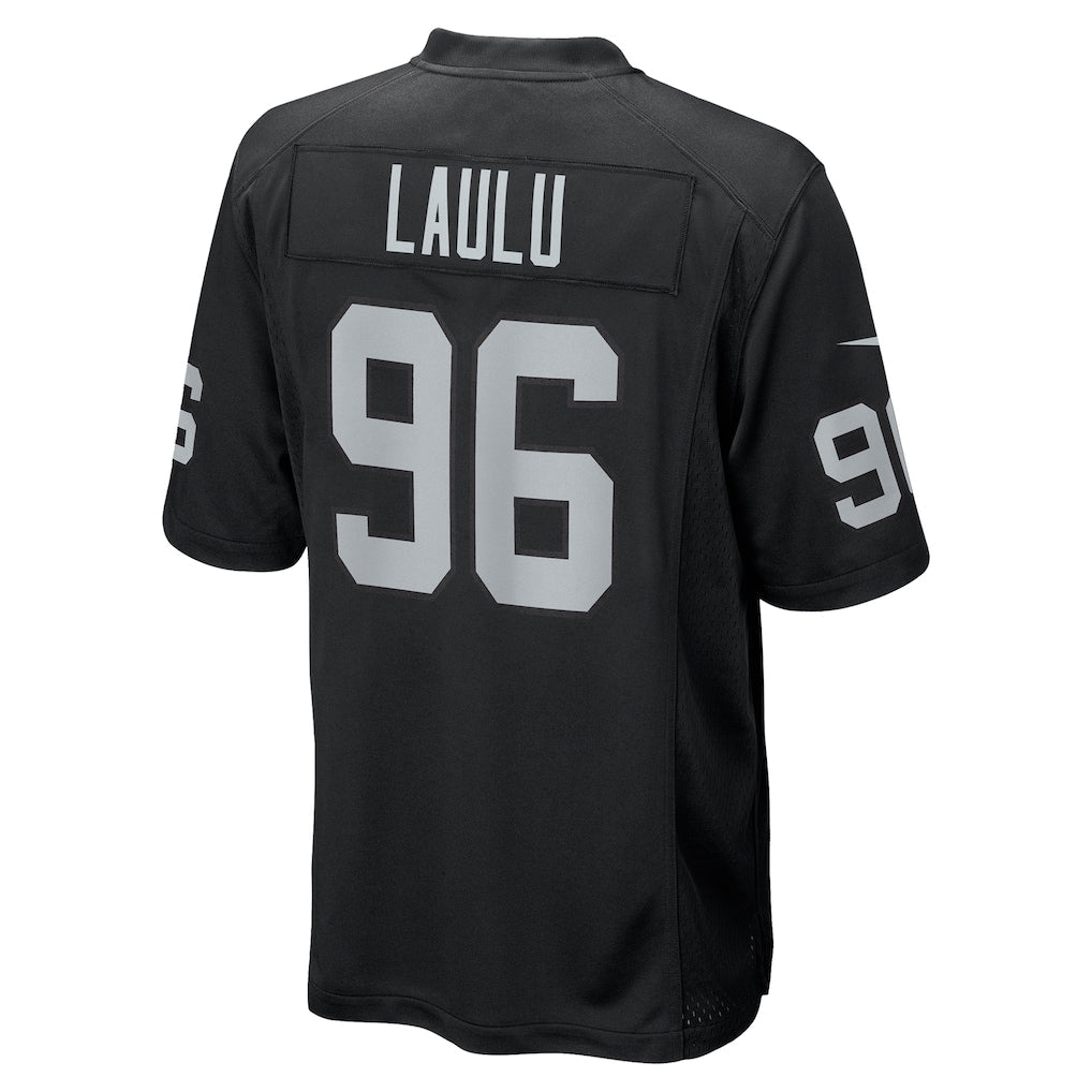 Kooe LV.Raiders #96 Jonah Laulu Black Team Game Jersey