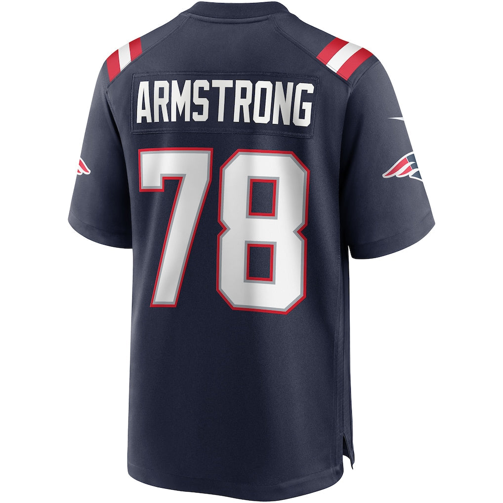 Kooe NE.Patriots #78 Bruce Armstrong Navy Game Retired Player Jersey
