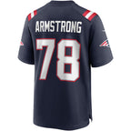 Kooe NE.Patriots #78 Bruce Armstrong Navy Game Retired Player Jersey