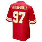 Kooe KC.Chiefs #97 Felix Anudike-Uzomah Red Game Jersey