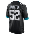 Kooe J.Jaguars #52 DaVon Hamilton Black Game Jersey