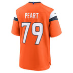Kooe D.Broncos #79 Matt Peart Orange Team Game Jersey