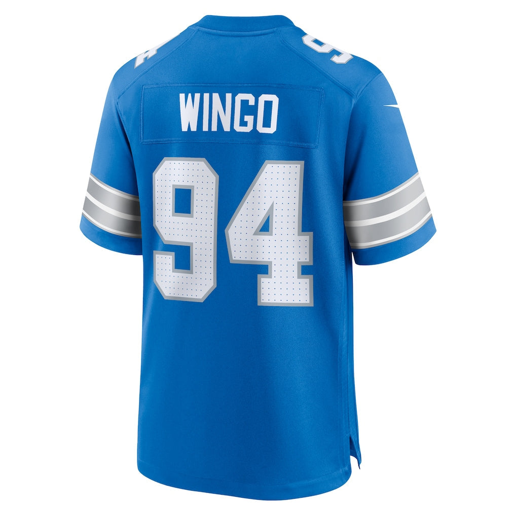 Kooe D.Lions #94 Mekhi Wingo Blue Team Game Jersey