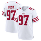 Kooe SF.49ers #97 Nick Bosa Player White Game Stitched Jerseys