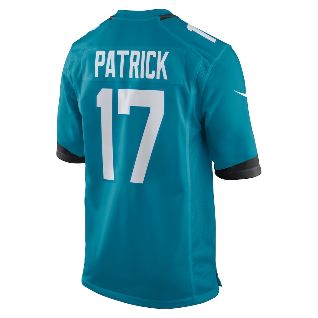 Kooe J.Jaguars #17 Tim Patrick Teal Team Game Jersey