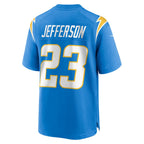 Kooe LA.Chargers #23 Tony Jefferson Powder Blue Team Game Jersey