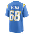 Kooe LA.Chargers #68 Jamaree Salyer Powder Blue Player Game Jersey