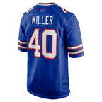 Kooe B.Bills #40 Von Miller Royal Game Jersey