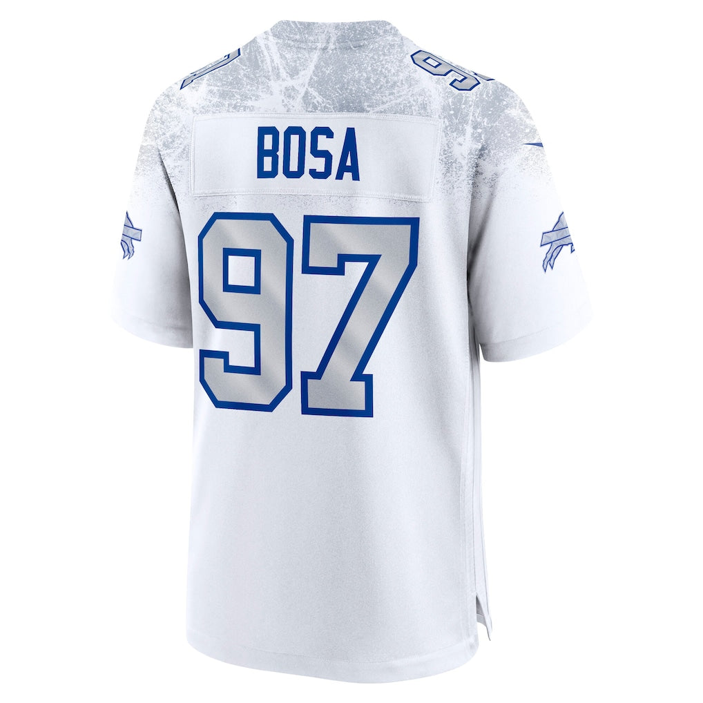 Kooe B.Bills #97 Joey Bosa White 2025 Rivalries Collection Game Jersey