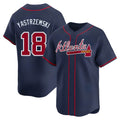 Kooe A.Braves #18 Mike Yastrzemski player Navy Limited Alternate Stitched Jerseys