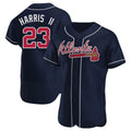 Kooe A.Braves #23 Michael Harris II player Navy Authentic Alternate Stitched Jerseys