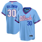 Kooe A.Braves #30 Drake Baldwin player Blue 2026 City Connect Stadium Stitched Jerseys