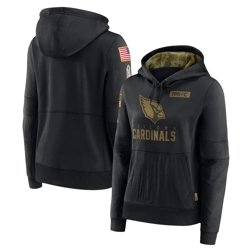 Kooe A.Cardinals Black Salute to Service Limited Hoodies Blank Player Stitched Jerseys