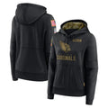 Kooe A.Cardinals Black Salute to Service Limited Hoodies Blank Player Stitched Jerseys